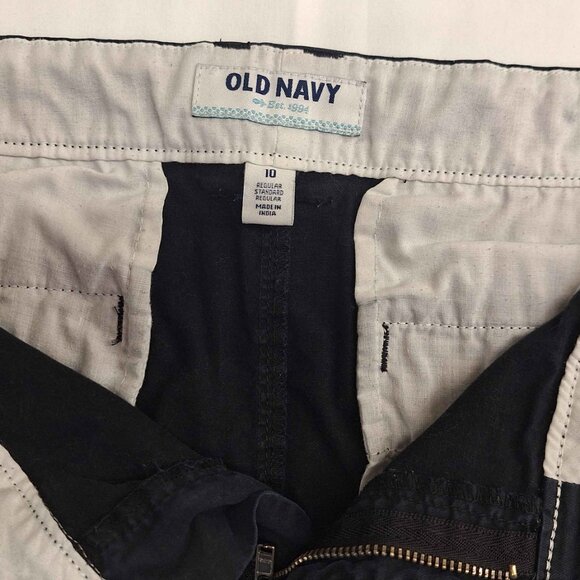 Old Navy Women’s Black Khaki Shorts Size 10 Classic Casual Summer Style - Picture 4 of 4